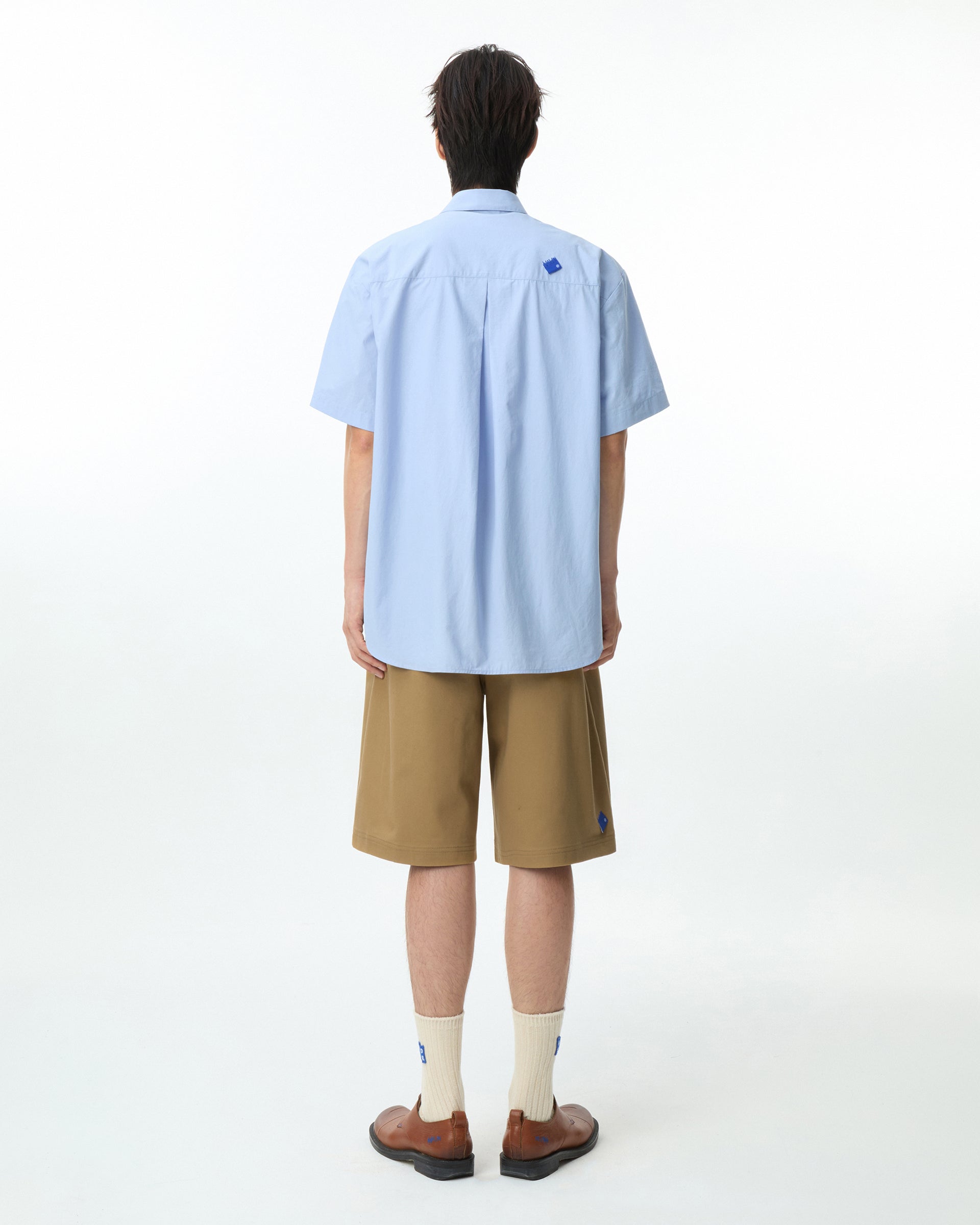 Ader Error - Sig; BL Tag half sleeve shirts 01 (Sky blue) product image 16 | TRAB K-Fashion Australia