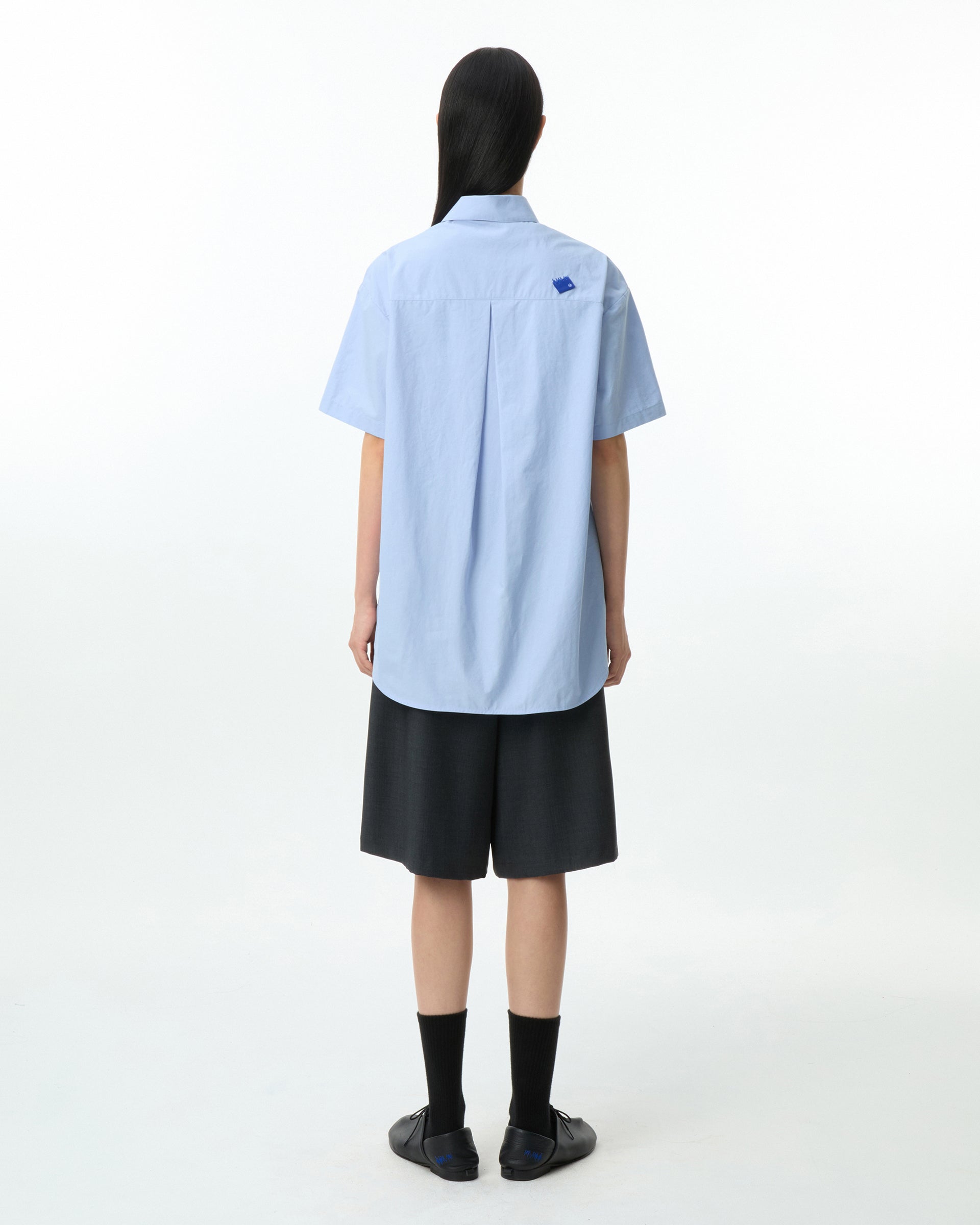 Ader Error - Sig; BL Tag half sleeve shirts 01 (Sky blue) product image 6 | TRAB K-Fashion Australia