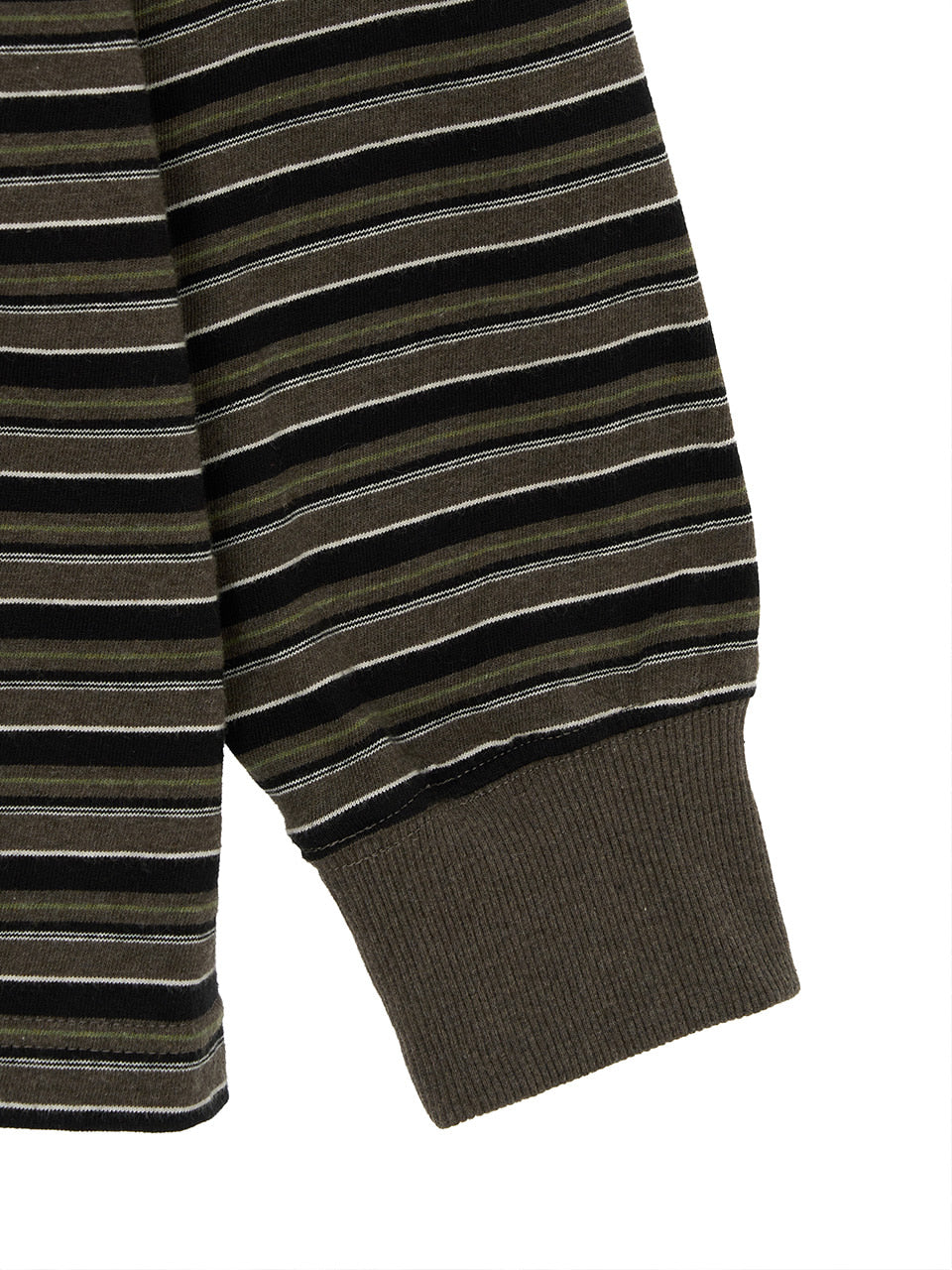 Kijun - Fresh Border Long Sleeve Tee (Brown) product image 10 | TRAB K-Fashion Australia