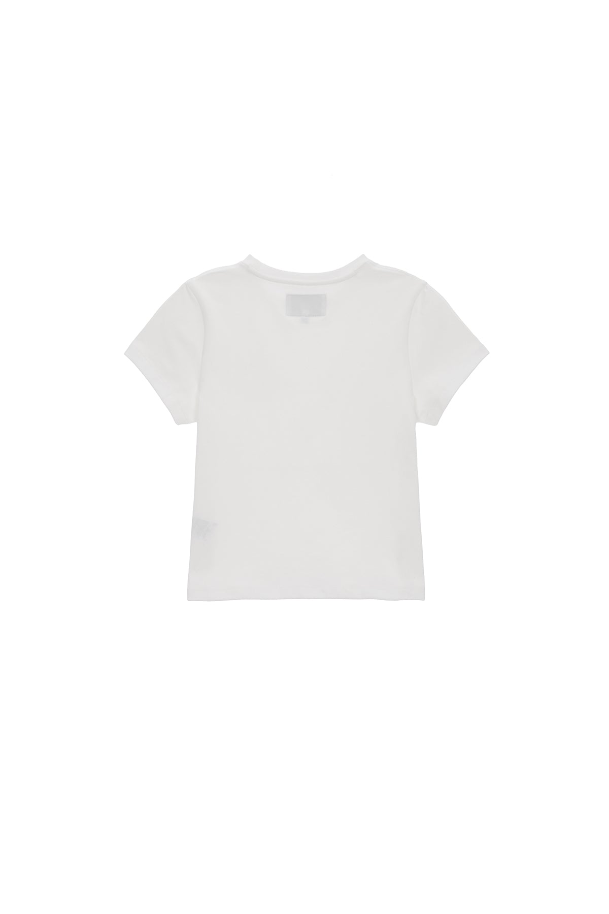 Matin Kim - Matin Circle Logo Crop Top (White) product image 2 | TRAB K-Fashion Australia