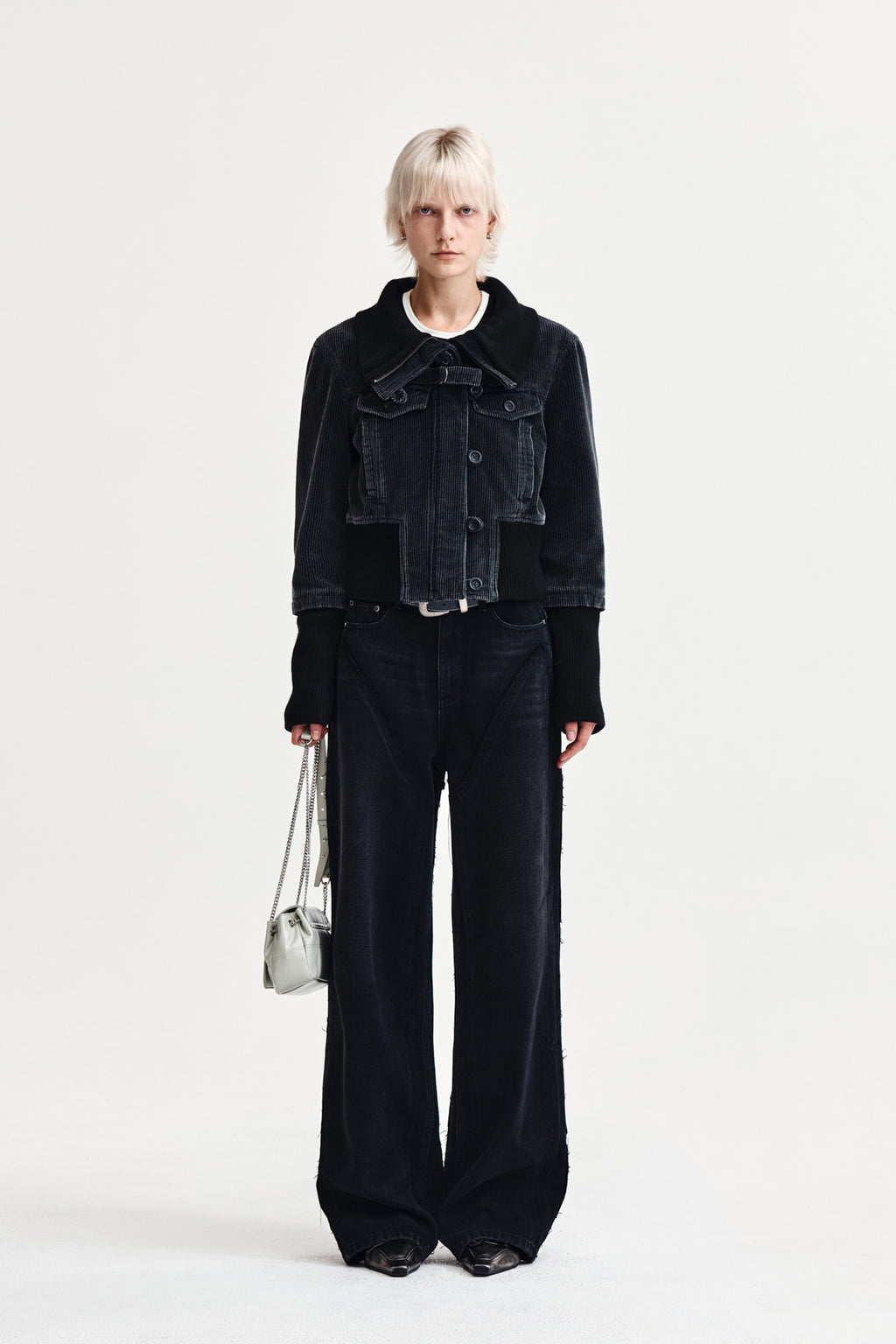 Matin Kim - Western Straight-fit Denim Pants (Black) product image 1 | TRAB K-Fashion Australia
