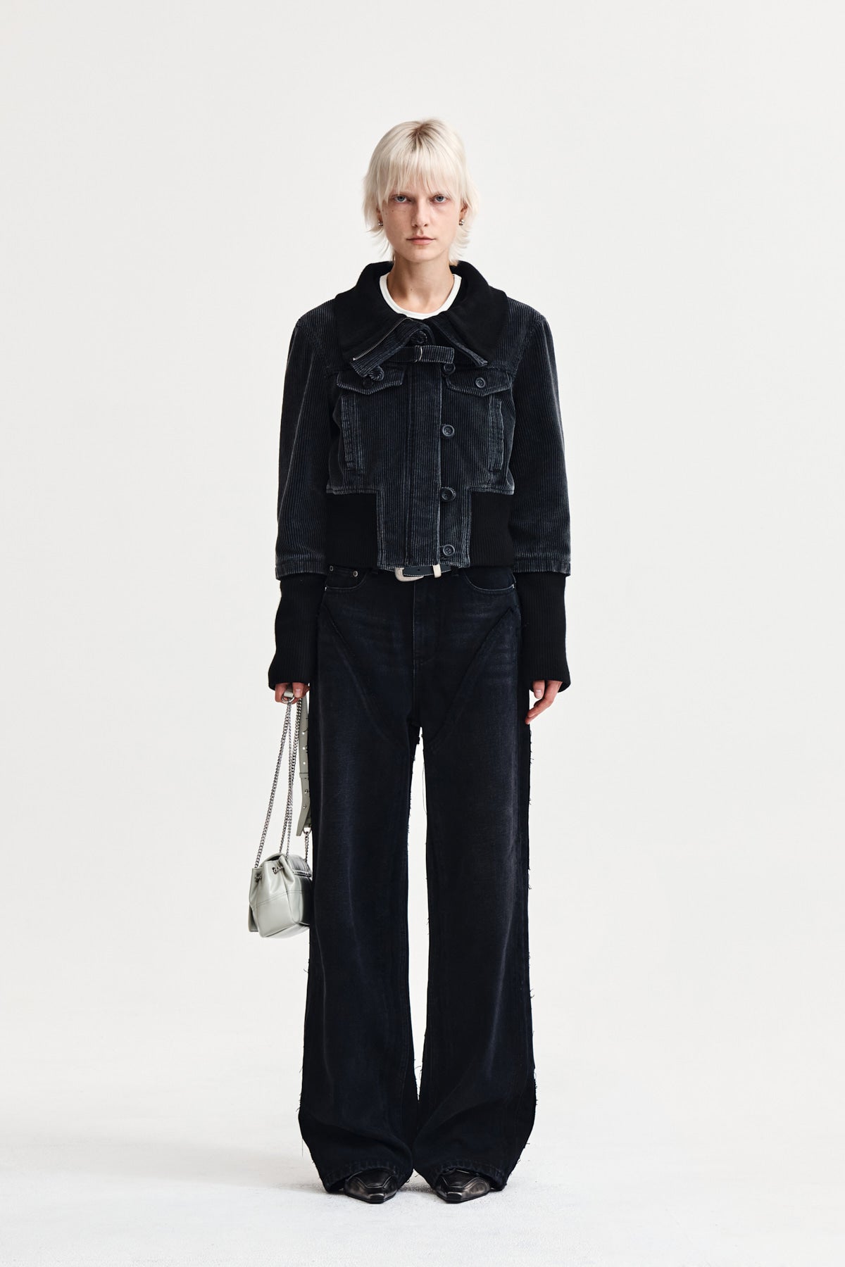 Matin Kim - Western Straight-fit Denim Pants (Black) product image 1 | TRAB K-Fashion Australia