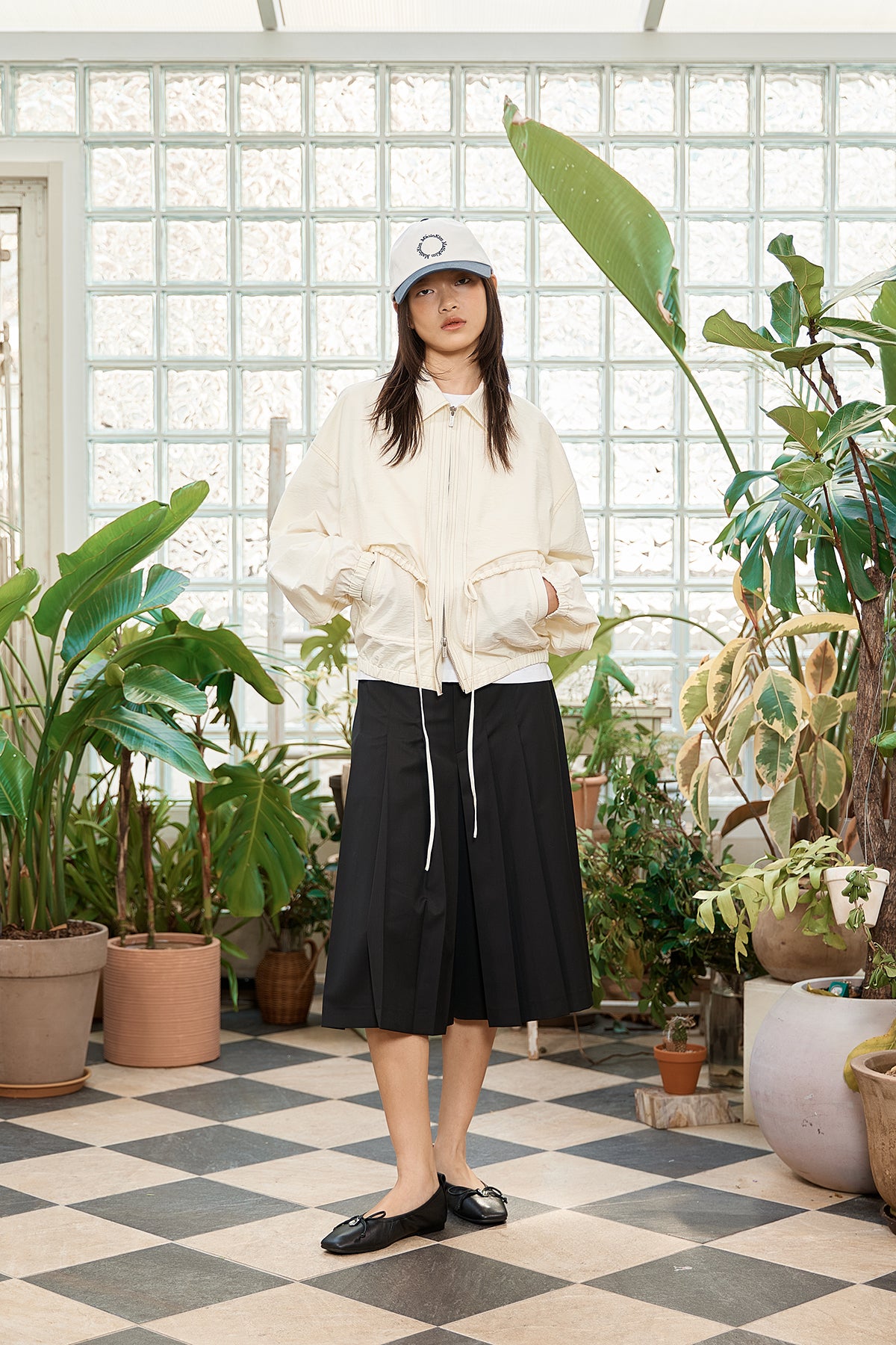 Matin Kim - Layered Point String Light Jumper (Ivory) product image 11 | TRAB K-Fashion Australia