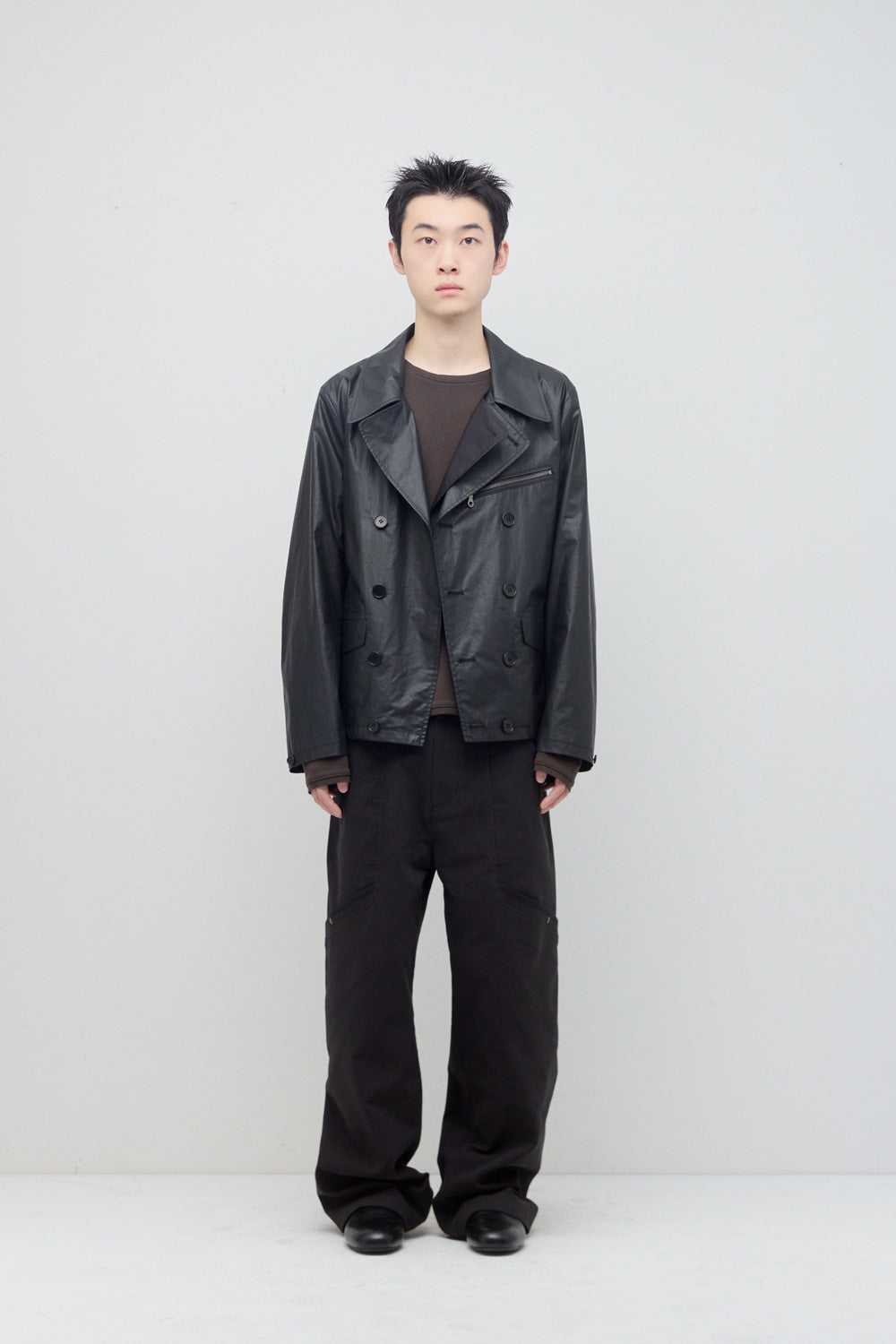 Hatchingroom - Short Double Jacket (Black) product image 3 | TRAB K-Fashion Australia