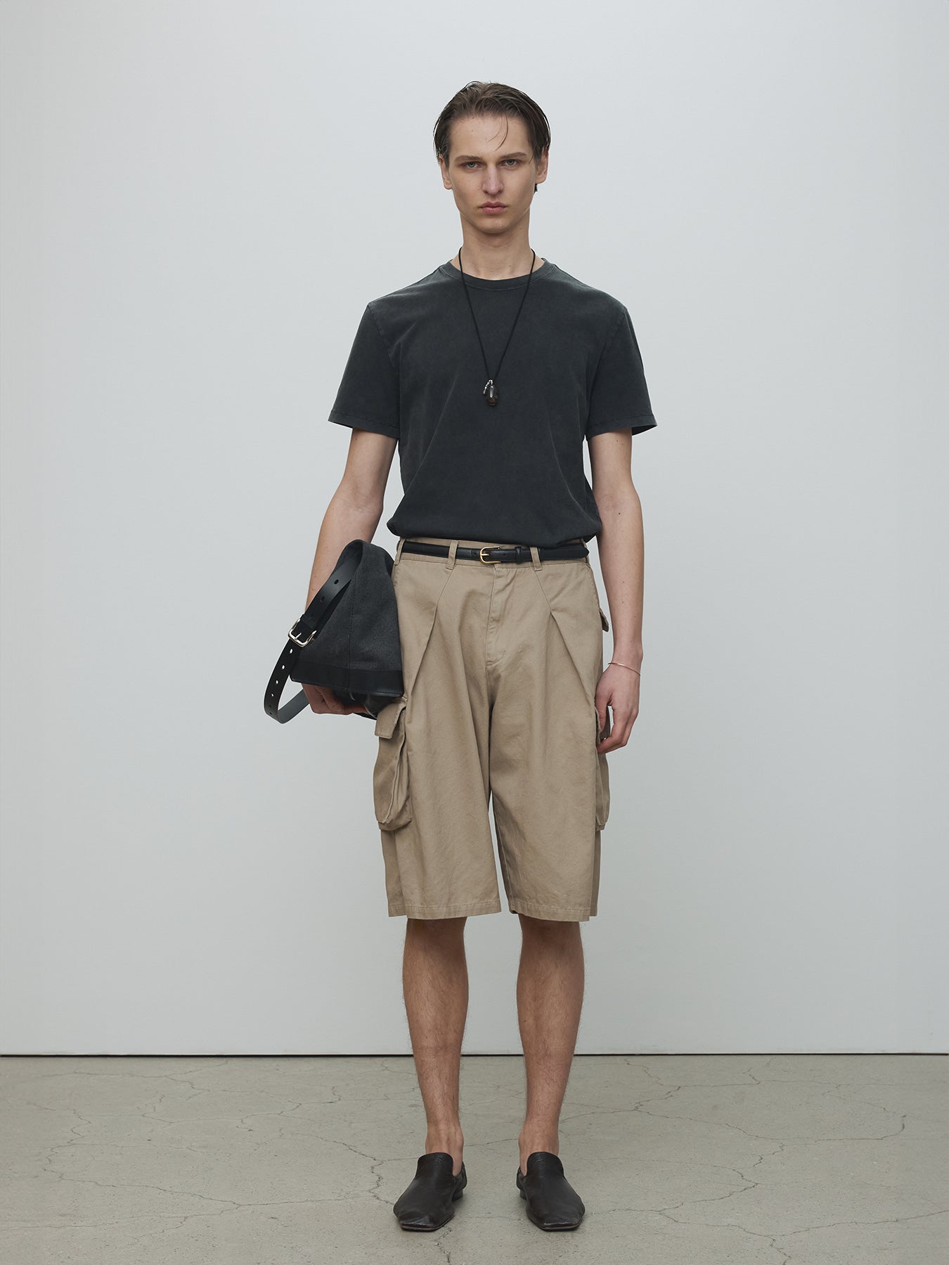 Tonywack - Signature Garment Dyed T-Shirt (Faded Black) product image 2 | TRAB K-Fashion Australia