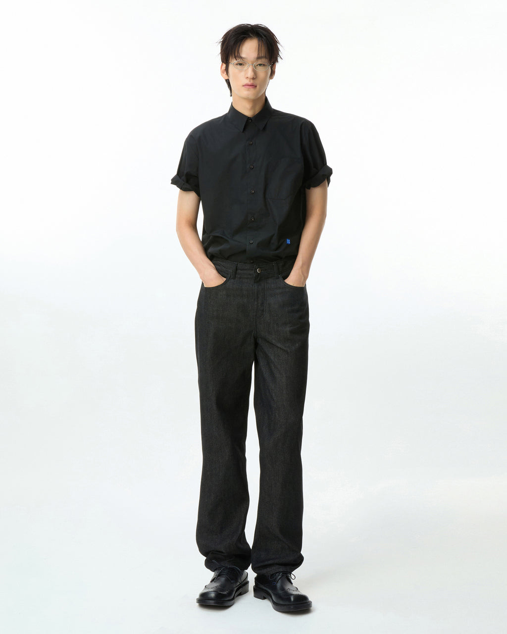 Ader Error - Sig; BL Tag half sleeve shirts 01 (Noir) product image 13 | TRAB K-Fashion Australia