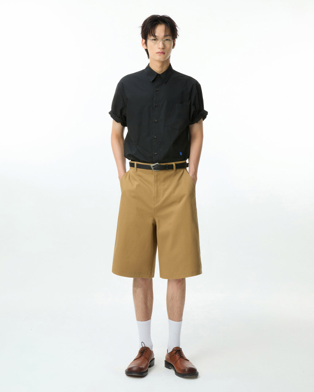 Ader Error - Sig; BL Tag half sleeve shirts 01 (Noir) product image 14 | TRAB K-Fashion Australia