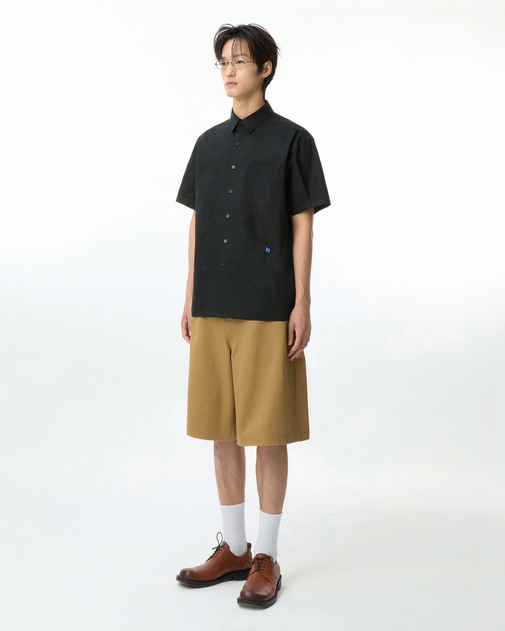 Ader Error - Sig; BL Tag half sleeve shirts 01 (Noir) product image 16 | TRAB K-Fashion Australia