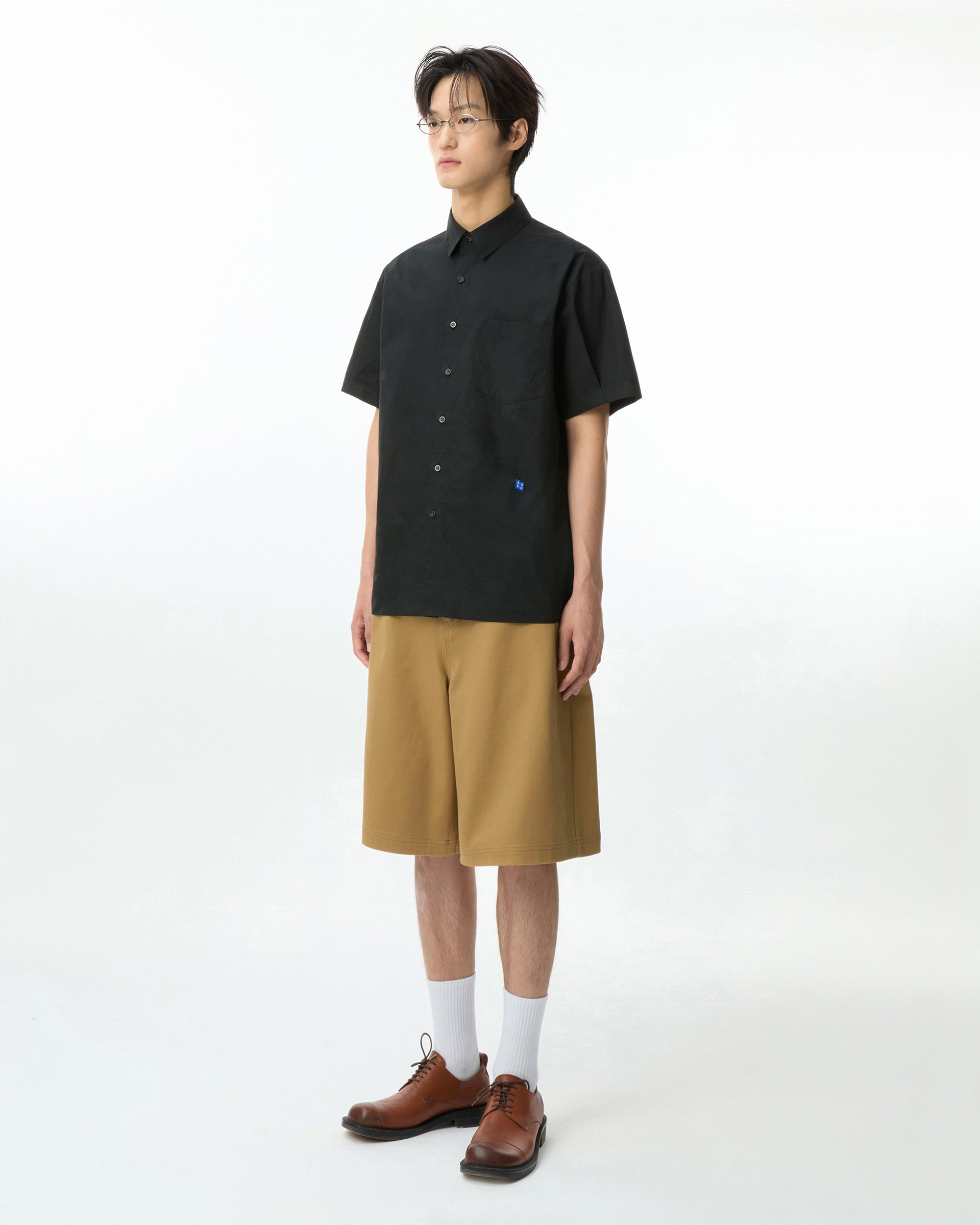 Ader Error - Sig; BL Tag half sleeve shirts 01 (Noir) product image 16 | TRAB K-Fashion Australia