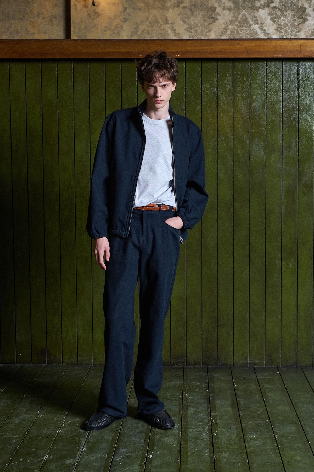 STU - Shift High-neck Jacket (Navy) product image 5 | TRAB K-Fashion Australia