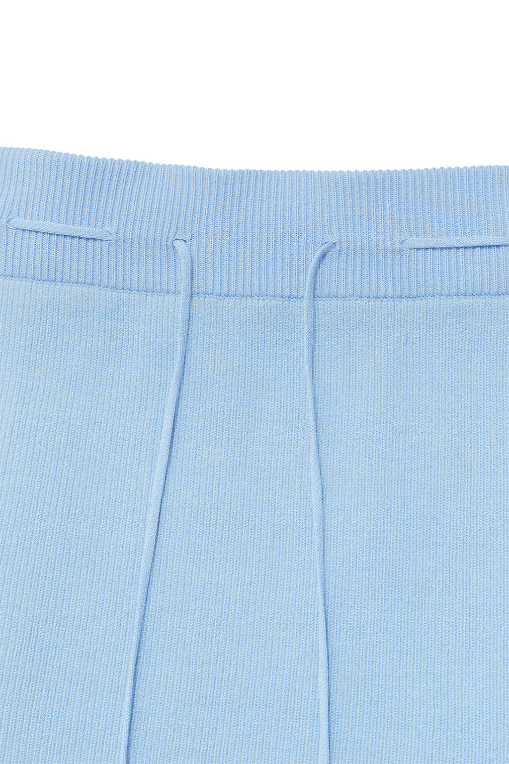Matin Kim - Two Tone Banding Knit Mini Skirt (Blue) product image 3 | TRAB K-Fashion Australia
