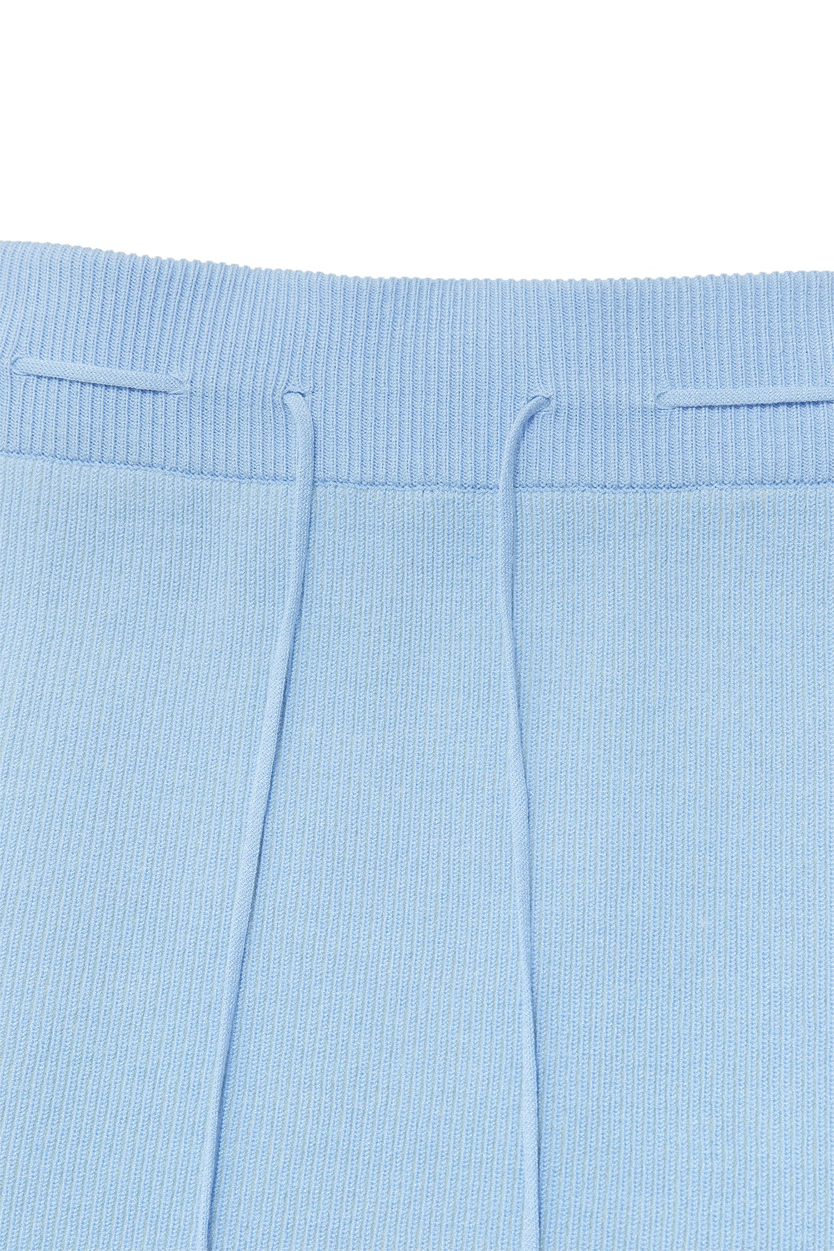 Matin Kim - Two Tone Banding Knit Mini Skirt (Blue) product image 3 | TRAB K-Fashion Australia