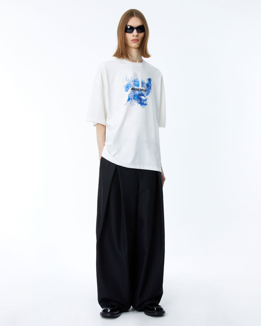 Ader Error - Azure t-shirt (Off white) product image 1 | TRAB K-Fashion Australia