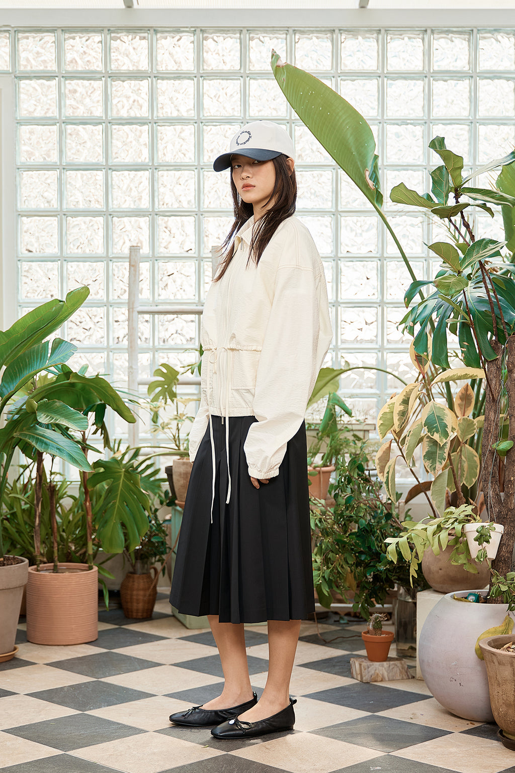 Matin Kim - Layered Point String Light Jumper (Ivory) product image 9 | TRAB K-Fashion Australia