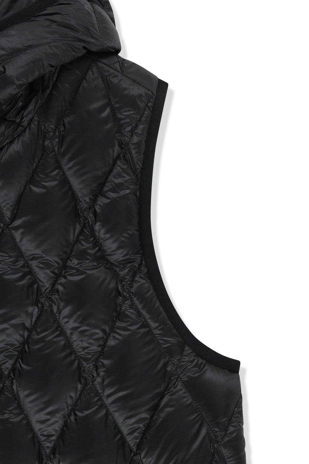 Matin Kim - Mix Quilted Light Down Vest (Black) product image 5 | TRAB K-Fashion Australia