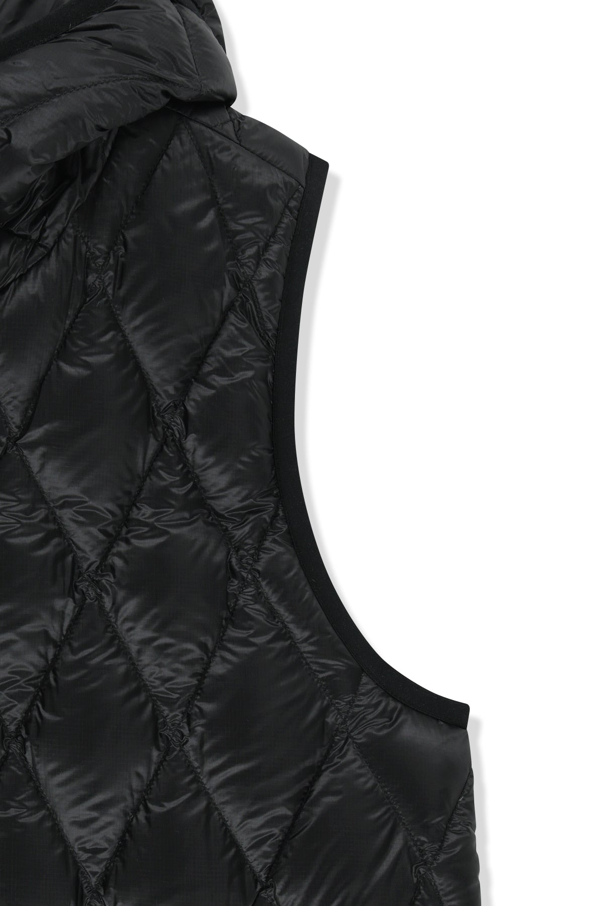 Matin Kim - Mix Quilted Light Down Vest (Black) product image 5 | TRAB K-Fashion Australia