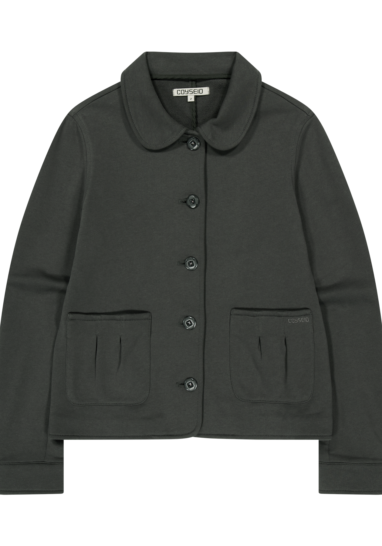 Coyseio - Cozy Sweat Jacket (Charcoal) product image 2 | TRAB K-Fashion Australia