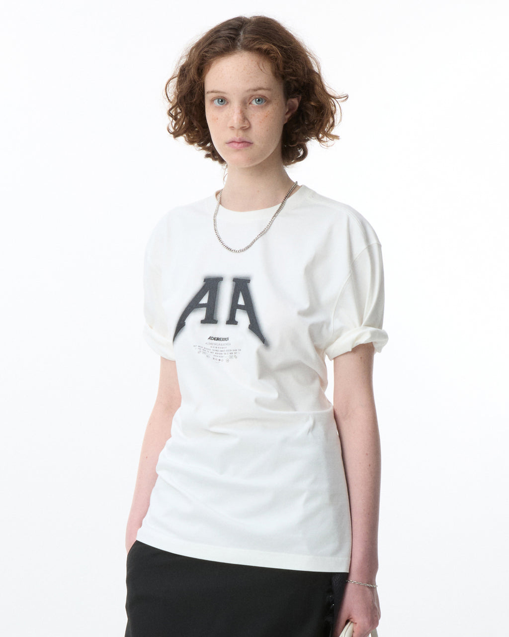 Ader Error - Nolc logo t-shirt (Off white) product image 2 | TRAB K-Fashion Australia
