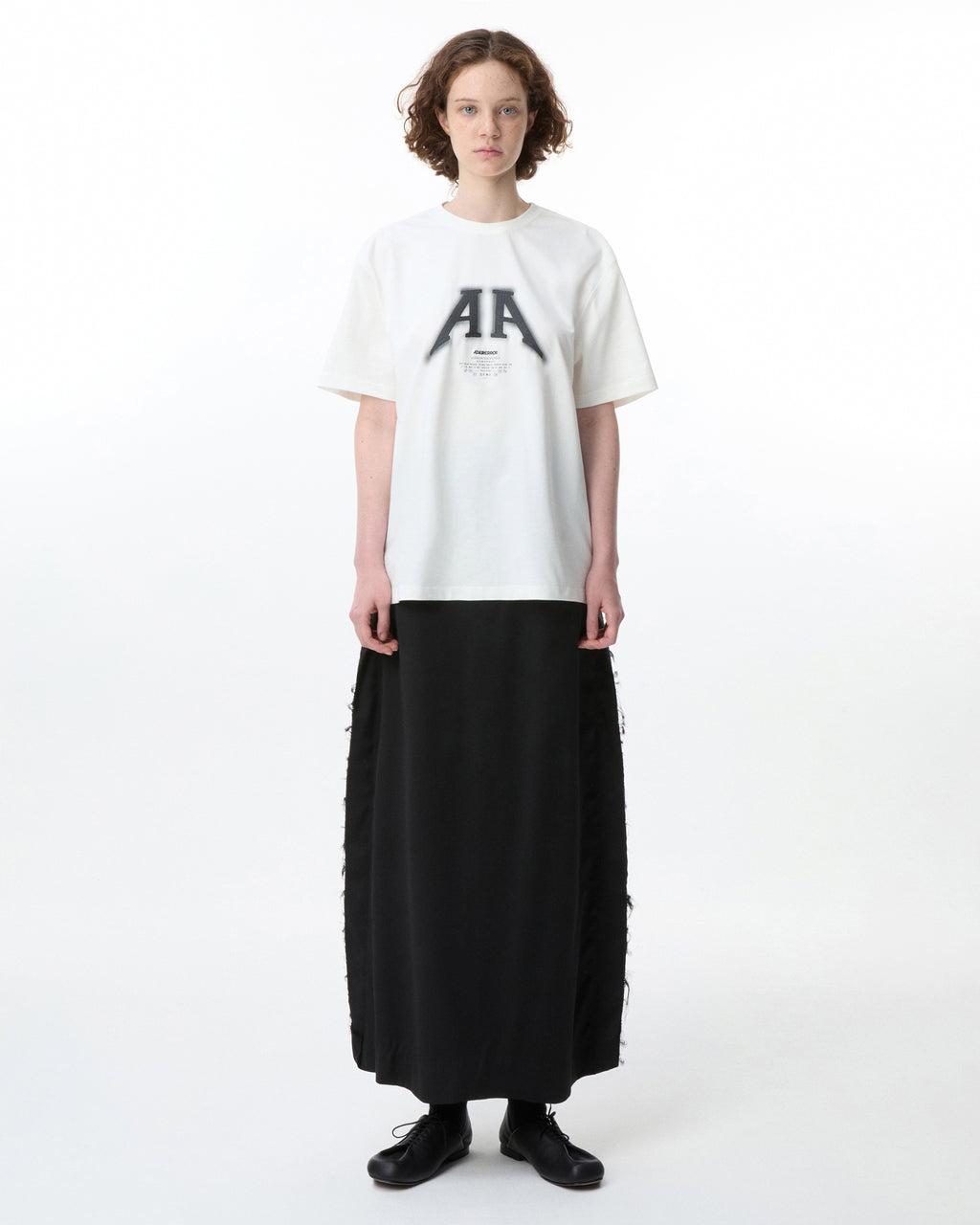 Ader Error - Nolc logo t-shirt (Off white) product image 3 | TRAB K-Fashion Australia