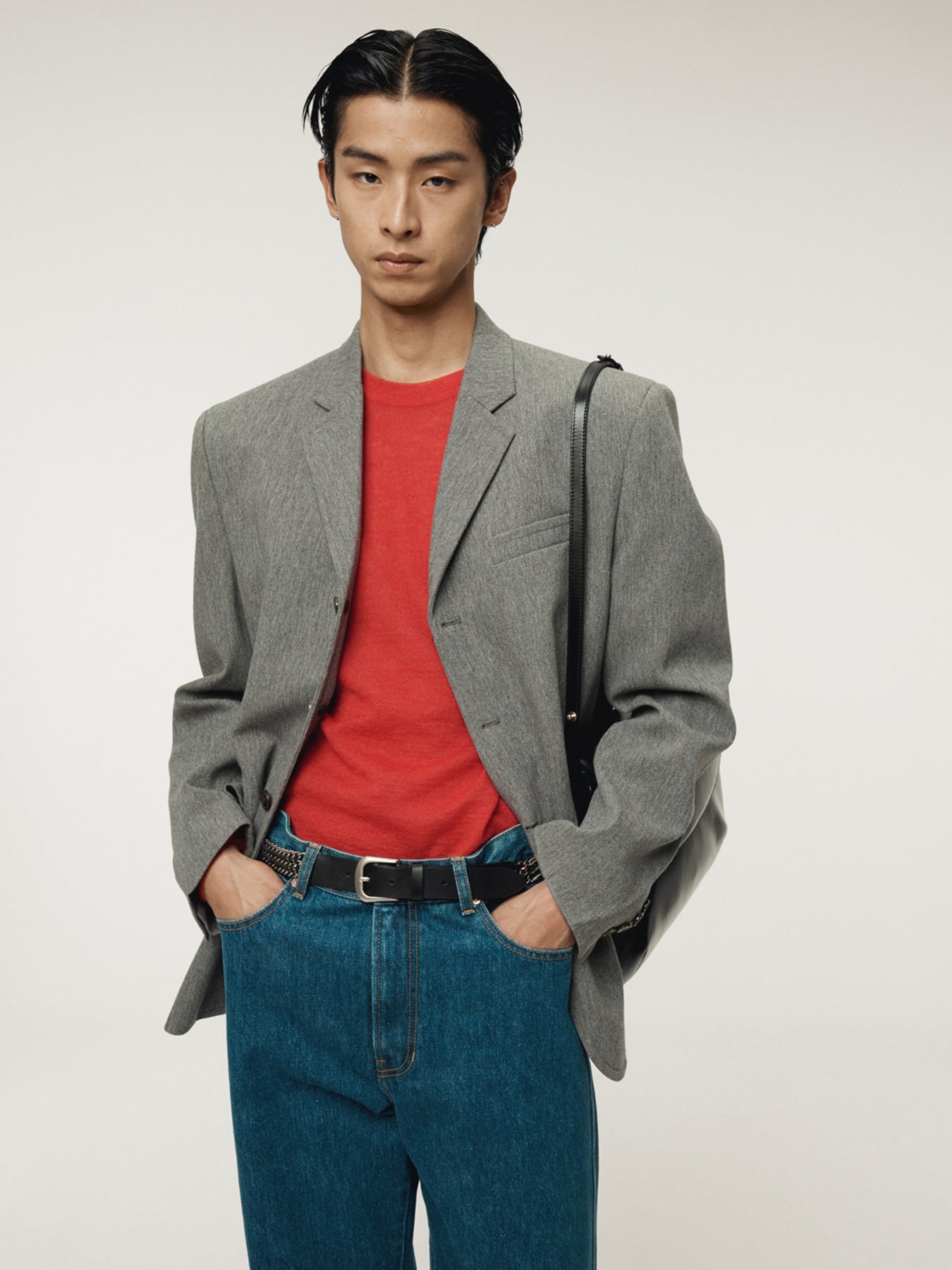 Recto - Rc Sheer Short Sleeve Knit Top (Scarlet Red) product image 5 | TRAB K-Fashion Australia