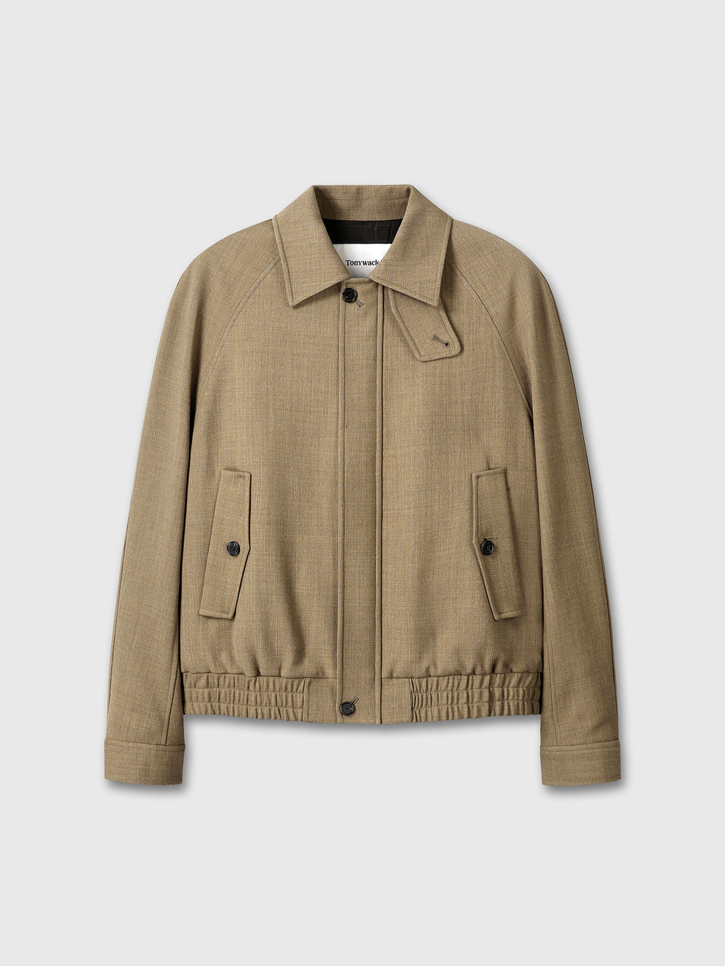 Tonywack - Melange Wool Oversized Blouson (Melange Camel) product image 10 | TRAB K-Fashion Australia
