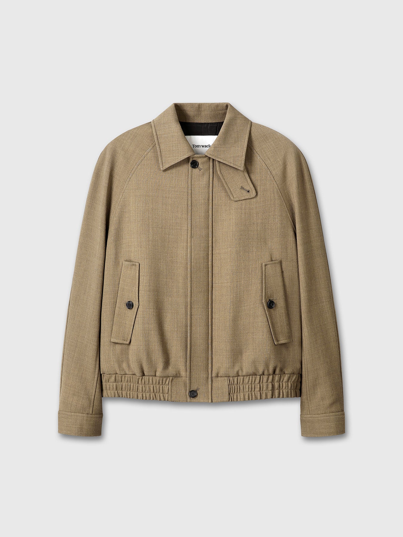 Tonywack - Melange Wool Oversized Blouson (Melange Camel) product image 10 | TRAB K-Fashion Australia
