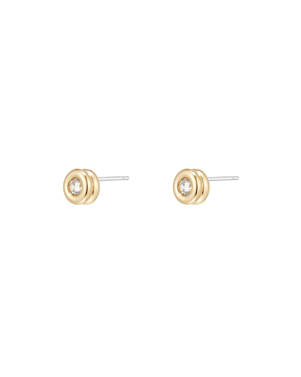 Numbering - Bezel Set Solitaire Earrings #3201 product image 6 | TRAB K-Fashion Australia