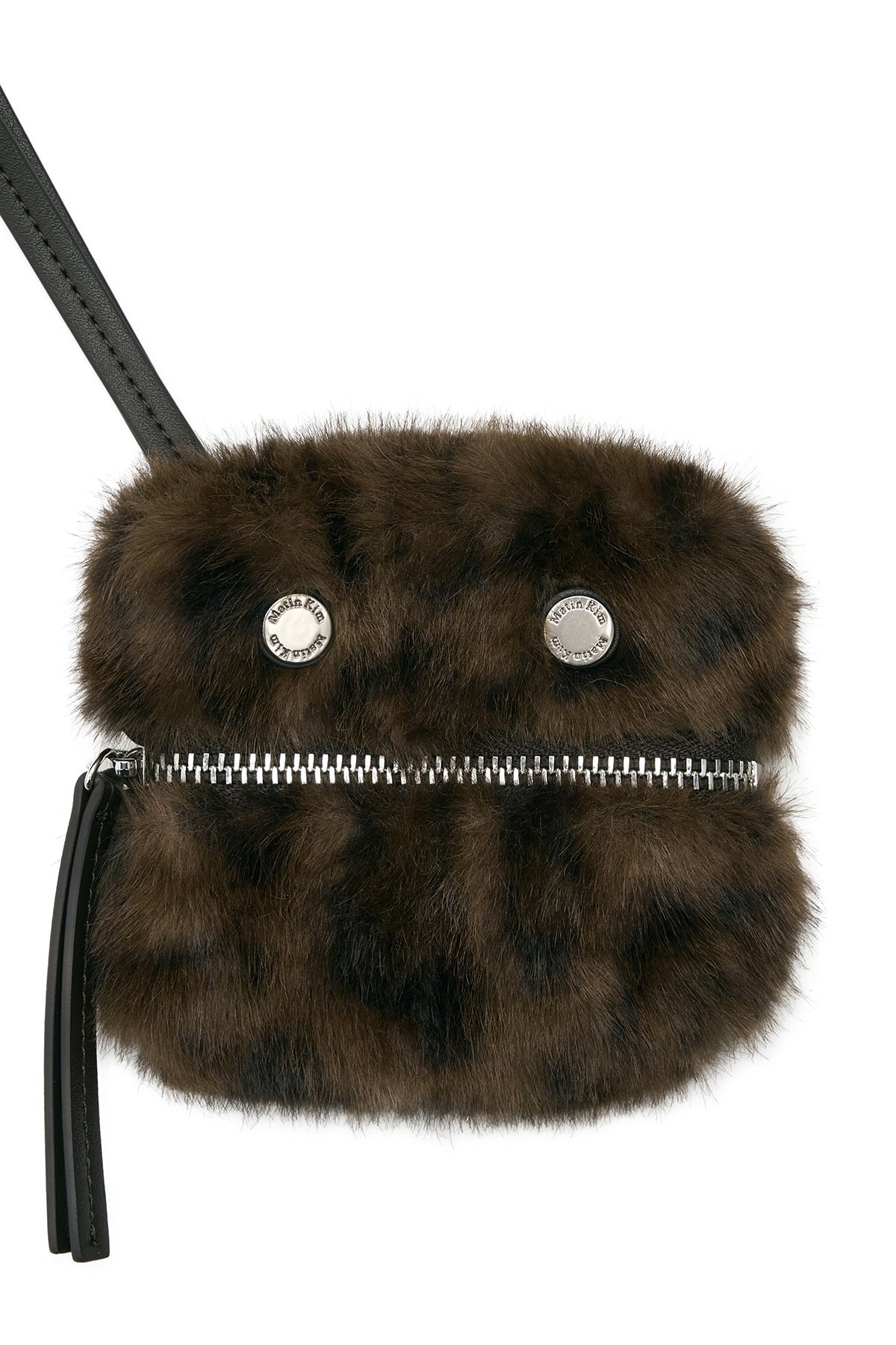 Matin Kim - Leopard Mini Pouch (Brown) product image 3 | TRAB K-Fashion Australia