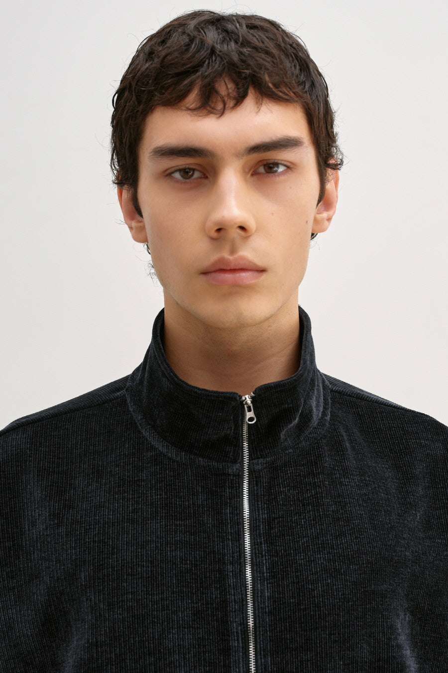 Insilence - High-neck Zip-up Jacket (Black) product image 1 | TRAB K-Fashion Australia