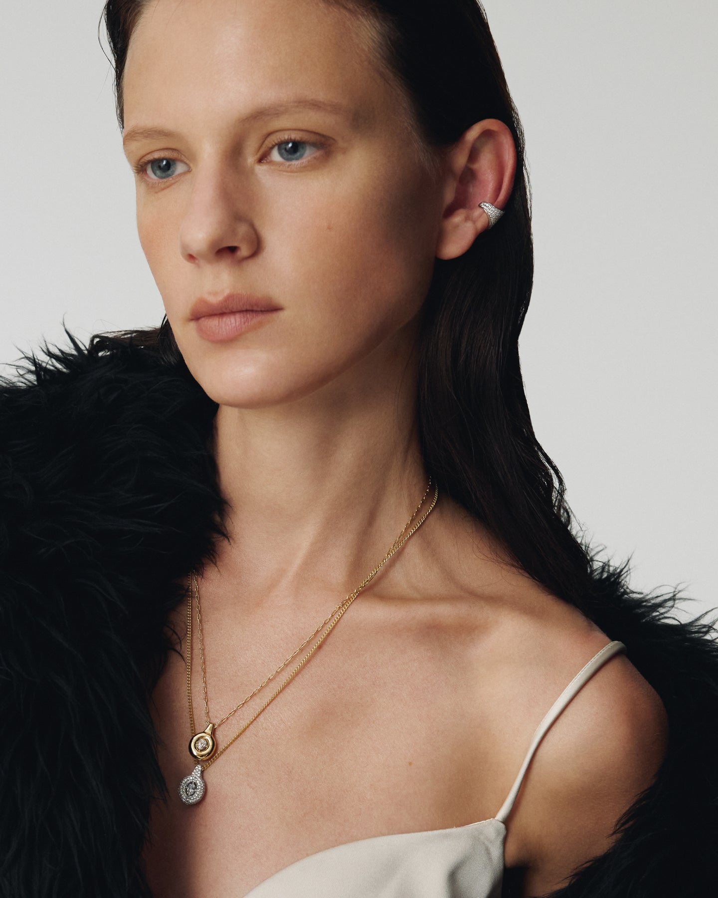 Numbering - Pave Chevron Ear Cuff #3209 product image 2 | TRAB K-Fashion Australia