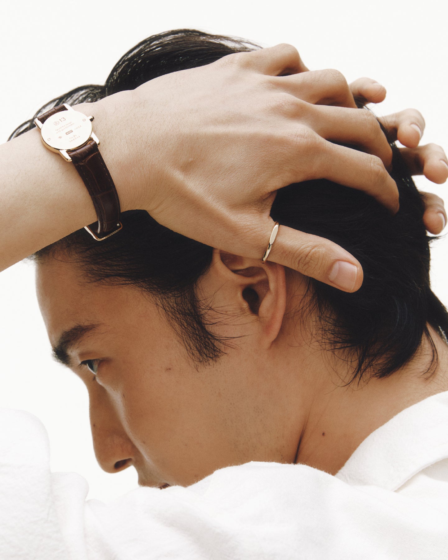 Numbering - 3 Sided Signet Ring (S) #7404 product image 1 | TRAB K-Fashion Australia