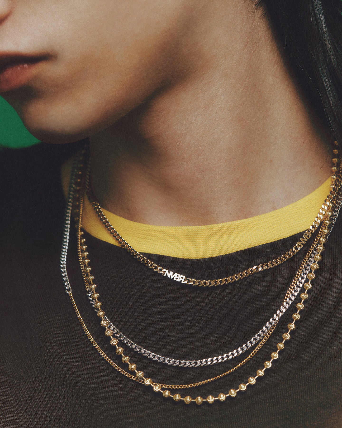 Numbering - Cutting Ball Chain Necklace #5832 product image 5 | TRAB K-Fashion Australia