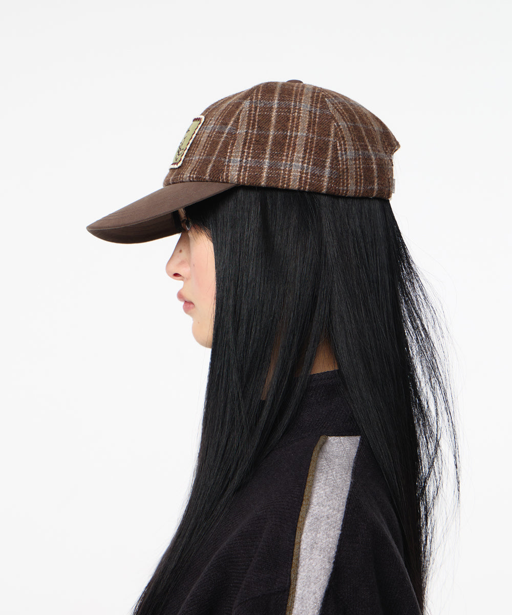 Coyseio - Teji Bunny Emblem Cap (Brown) product image 5 | TRAB K-Fashion Australia