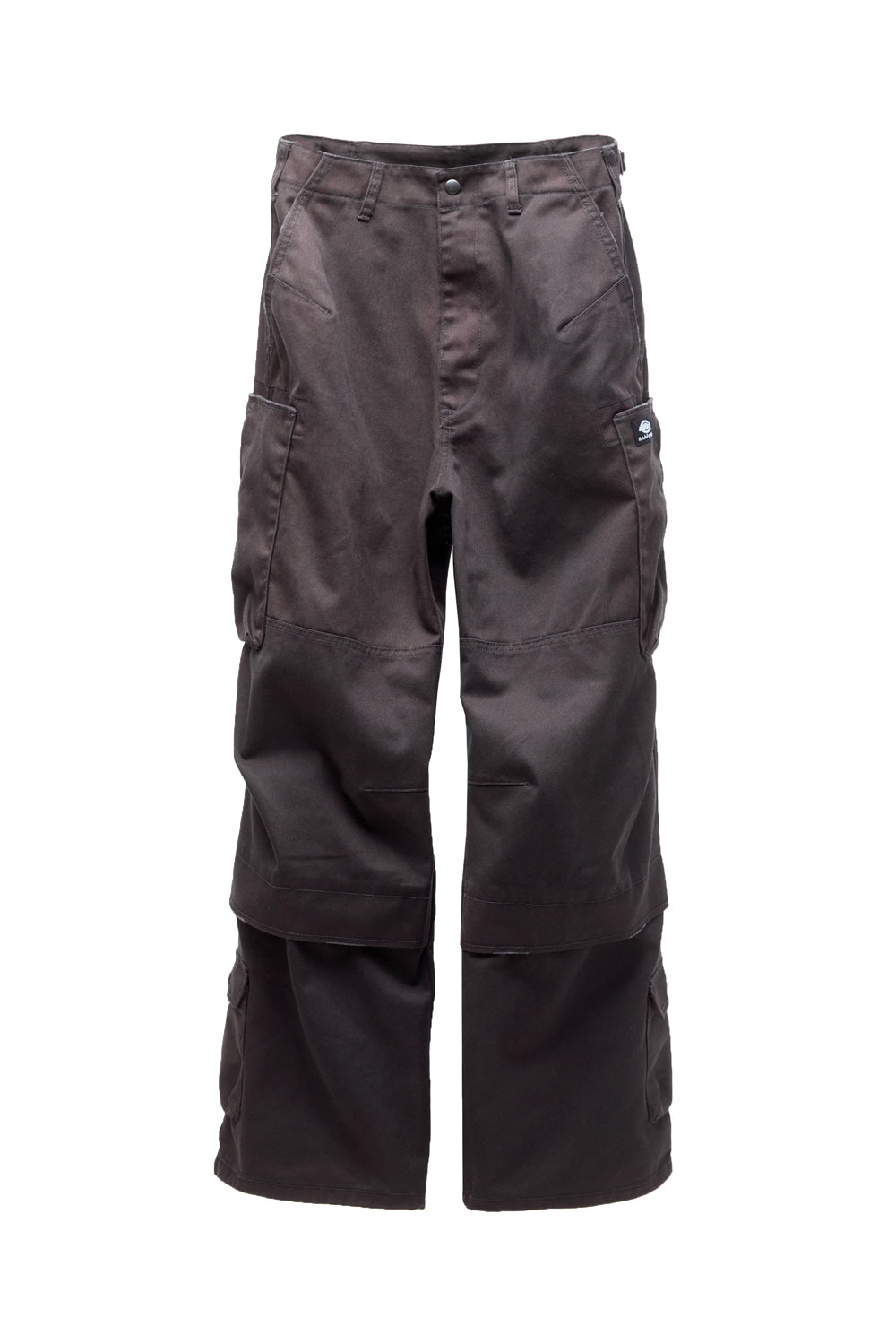 Hatchingroom - Zip Cargo Work Pants (Bleached Purple Brown) product image 1 | TRAB K-Fashion Australia