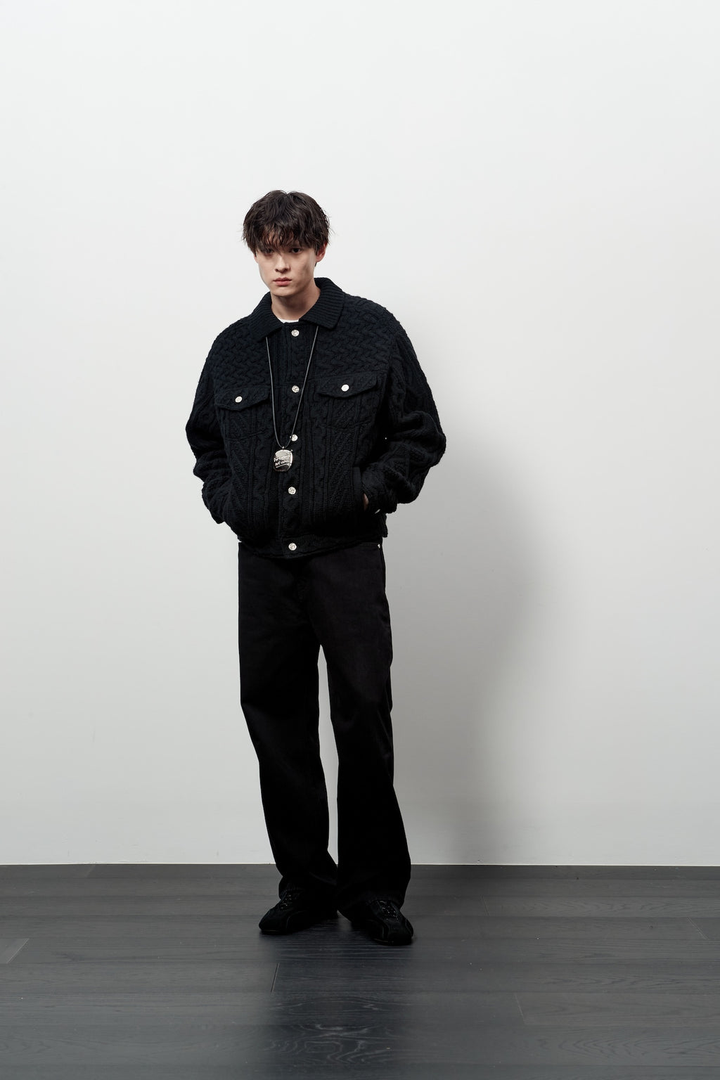 Stu - Straight Denim Pants (Black) product image 6 | TRAB K-Fashion Australia