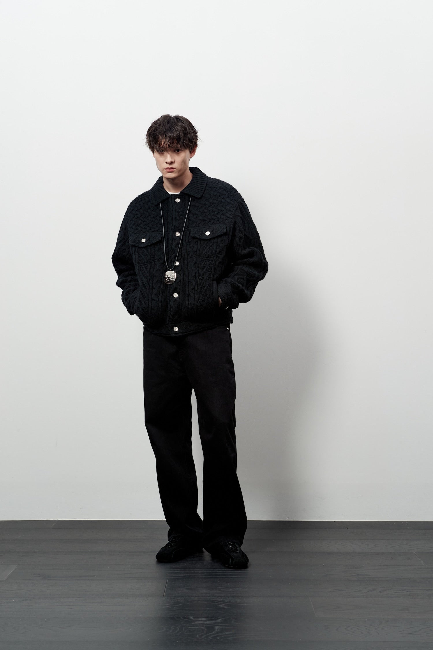 Stu - Straight Denim Pants (Black) product image 6 | TRAB K-Fashion Australia