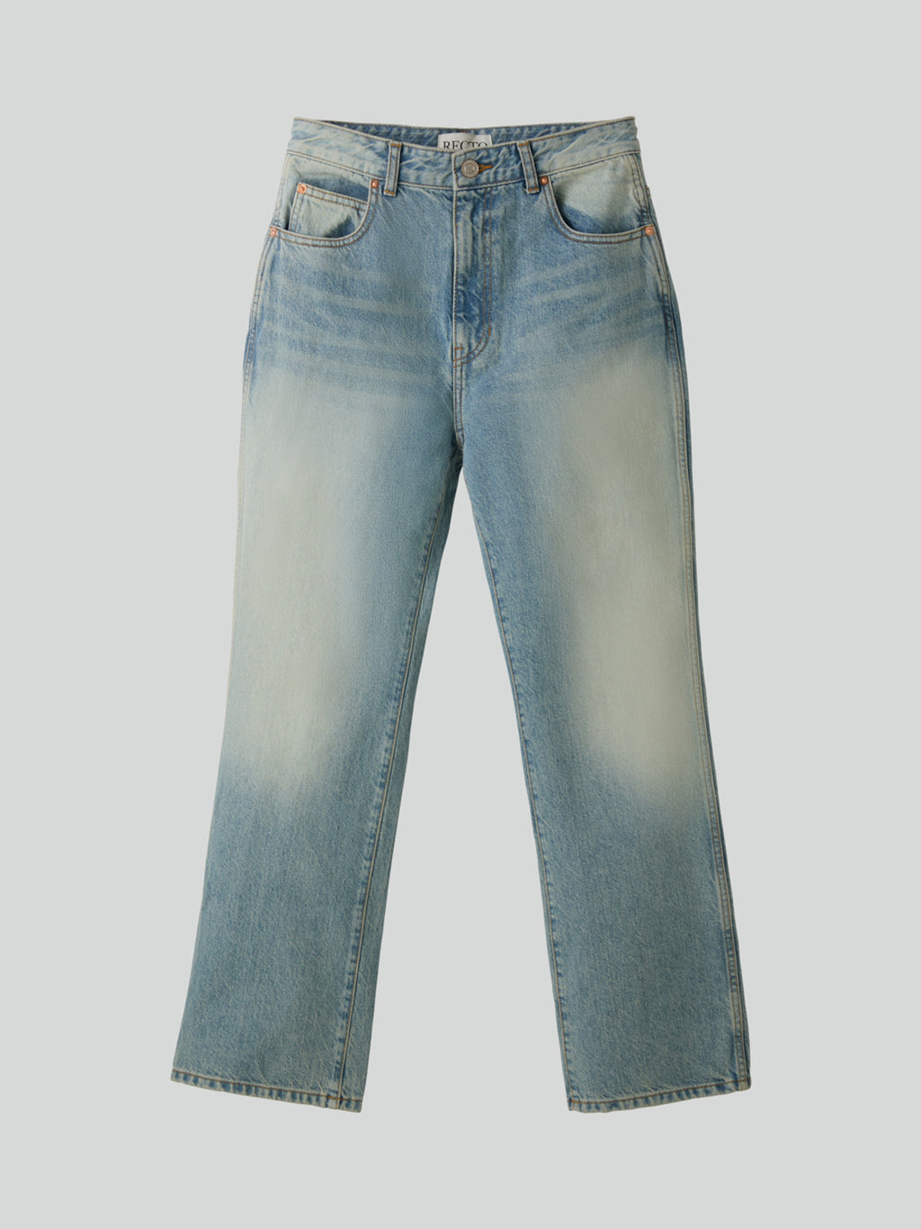 Recto - Semi Flare Denim Pants (Light Blue) product image 8 | TRAB K-Fashion Australia