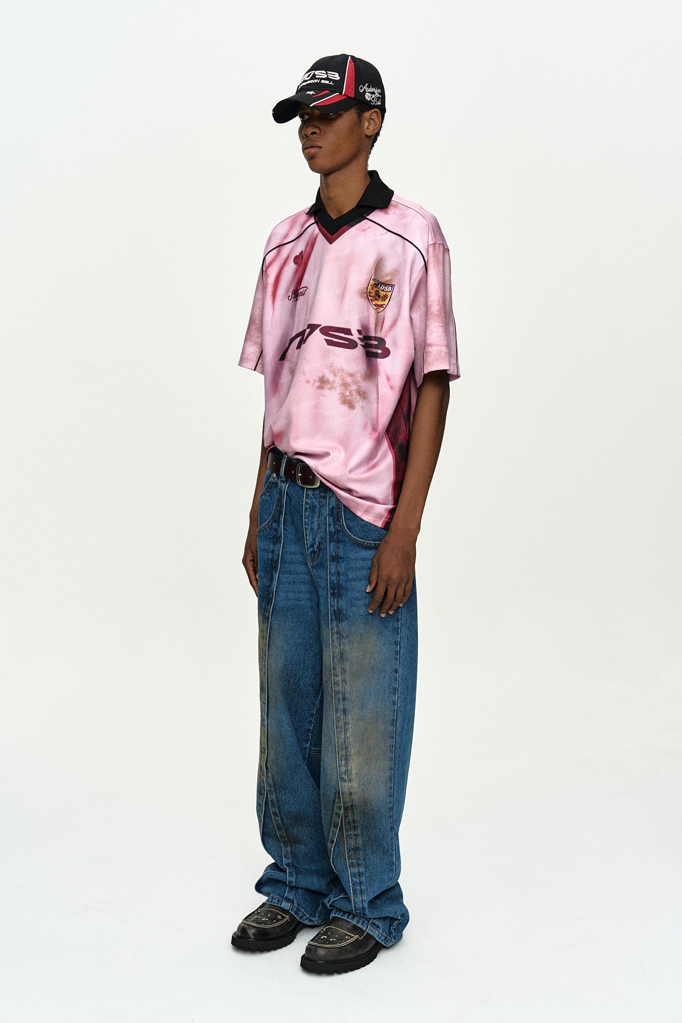 Andersson Bell - Printed Football Jersey T-Shirt (Red) product image 4 | TRAB K-Fashion Australia