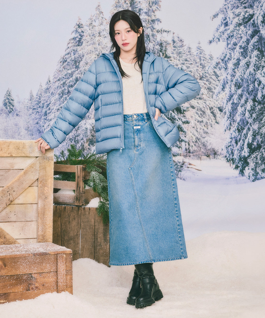Marithe & Francois Girbaud - Maxi Denim Skirt (Blue) product image 1 | TRAB K-Fashion Australia