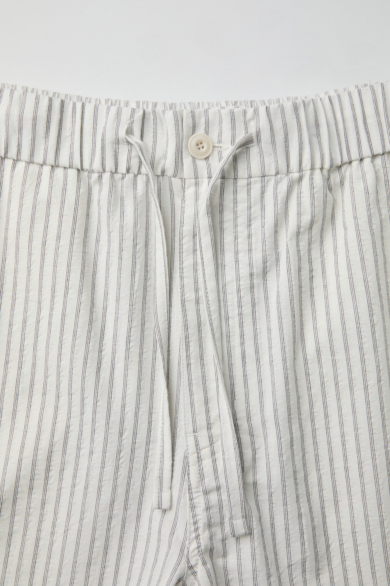 Coor - Stripe Cotton Lounge Shorts (Black) product image 5 | TRAB K-Fashion Australia
