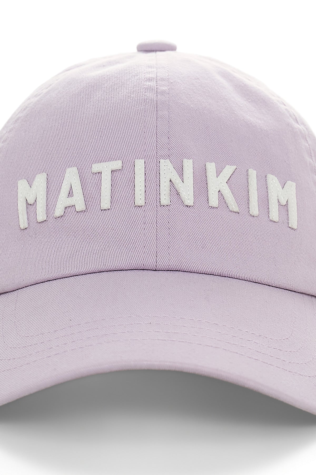 Matin Kim - Applique Felt Logo Ball Cap (Lilac) product image 4 | TRAB K-Fashion Australia