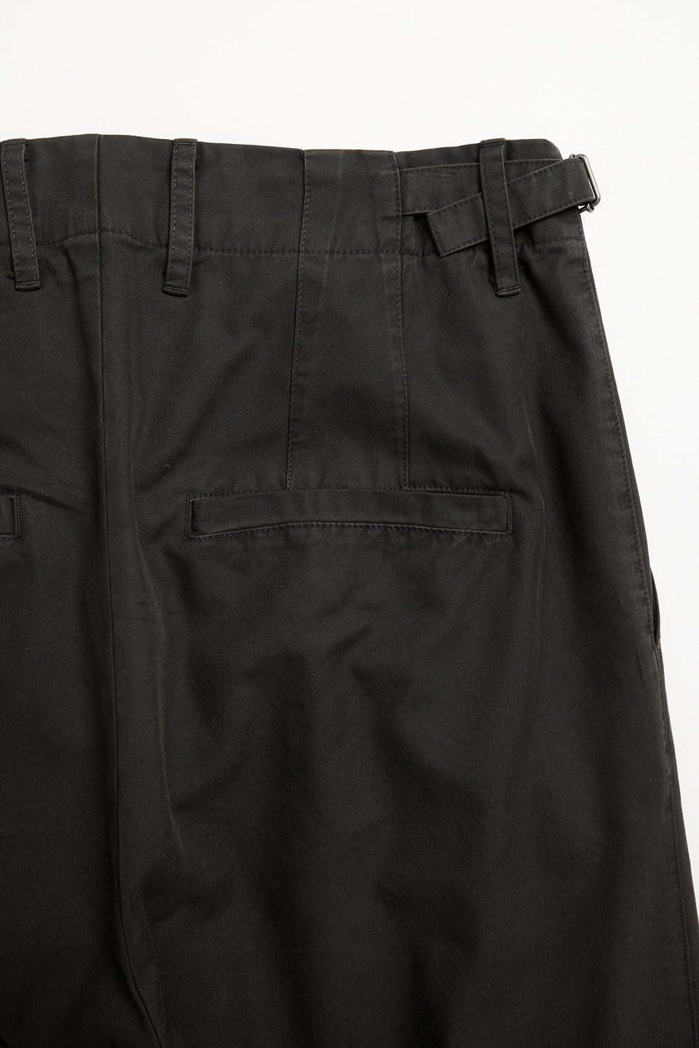 Hatchingroom - Wide Two Pleats Trousers (Dyed Dark Brown) product image 6 | TRAB K-Fashion Australia