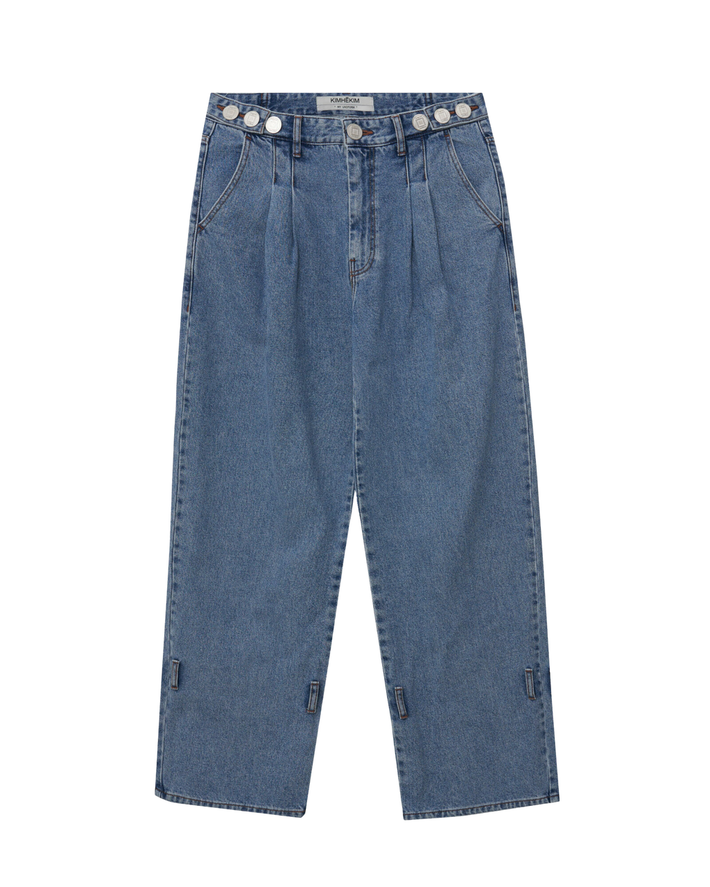 Kimhe Kim - Ng Ankle Tied Jeans (Blue) product image 8 | TRAB K-Fashion Australia