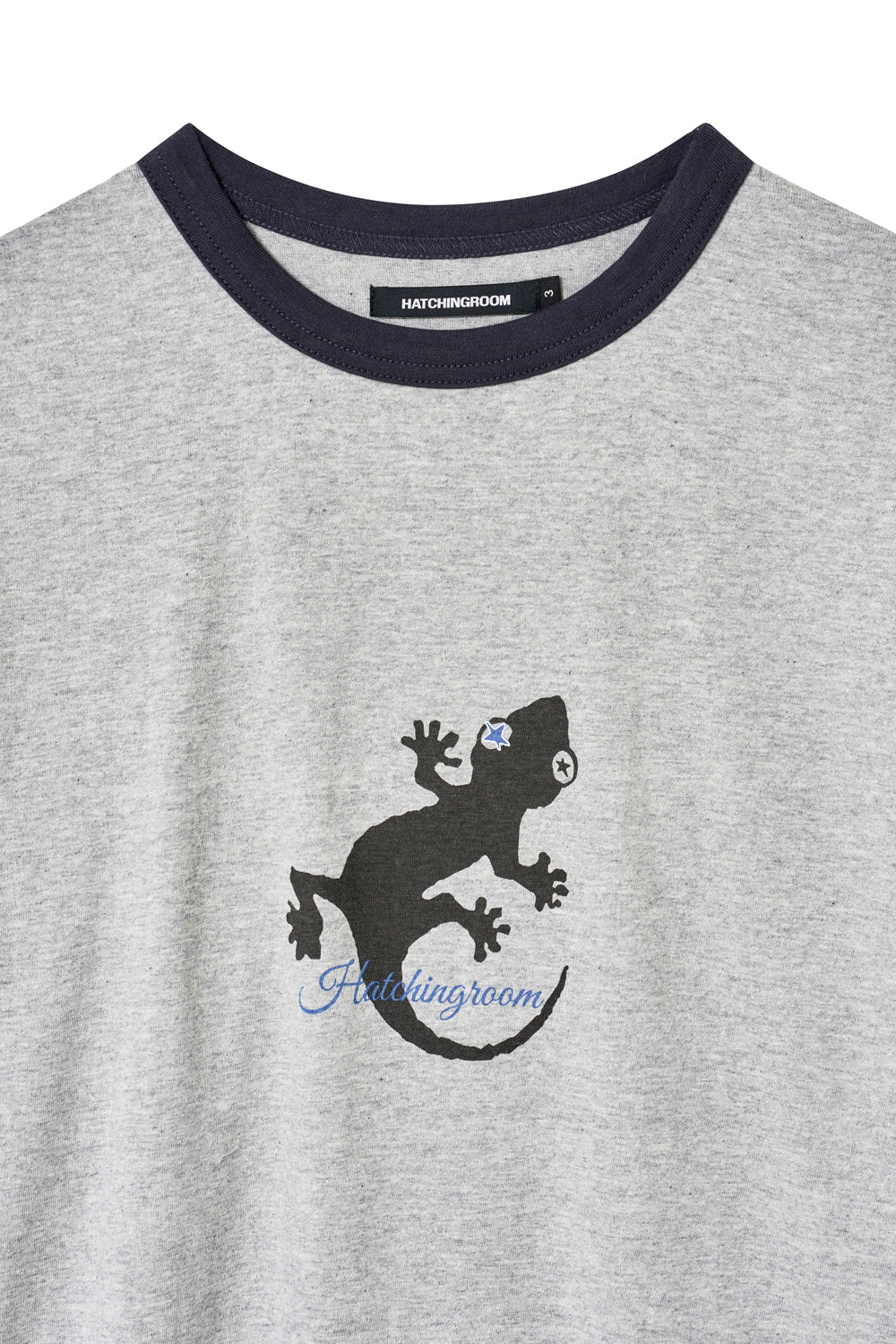 Hatchingroom - Lizard Ringer Tee (1/2 M.Grey) product image 3 | TRAB K-Fashion Australia