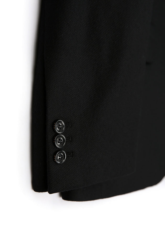 Tonywack - Italian Wool Flannel Twill Blazer (Italian Fabric) (Black) product image 14 | TRAB K-Fashion Australia