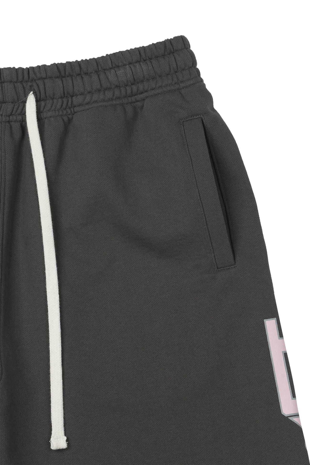 Deinet - Dn Script Sweat Bermuda Pants (Charcoal) product image 13 | TRAB K-Fashion Australia