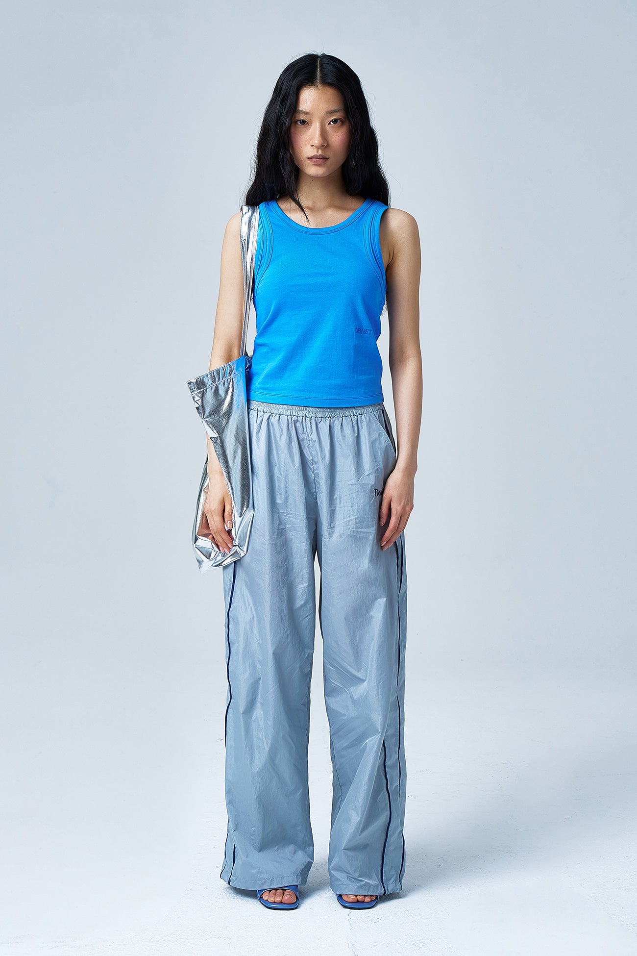Deinet - Solid Nylon Pants (Grey) product image 1 | TRAB K-Fashion Australia