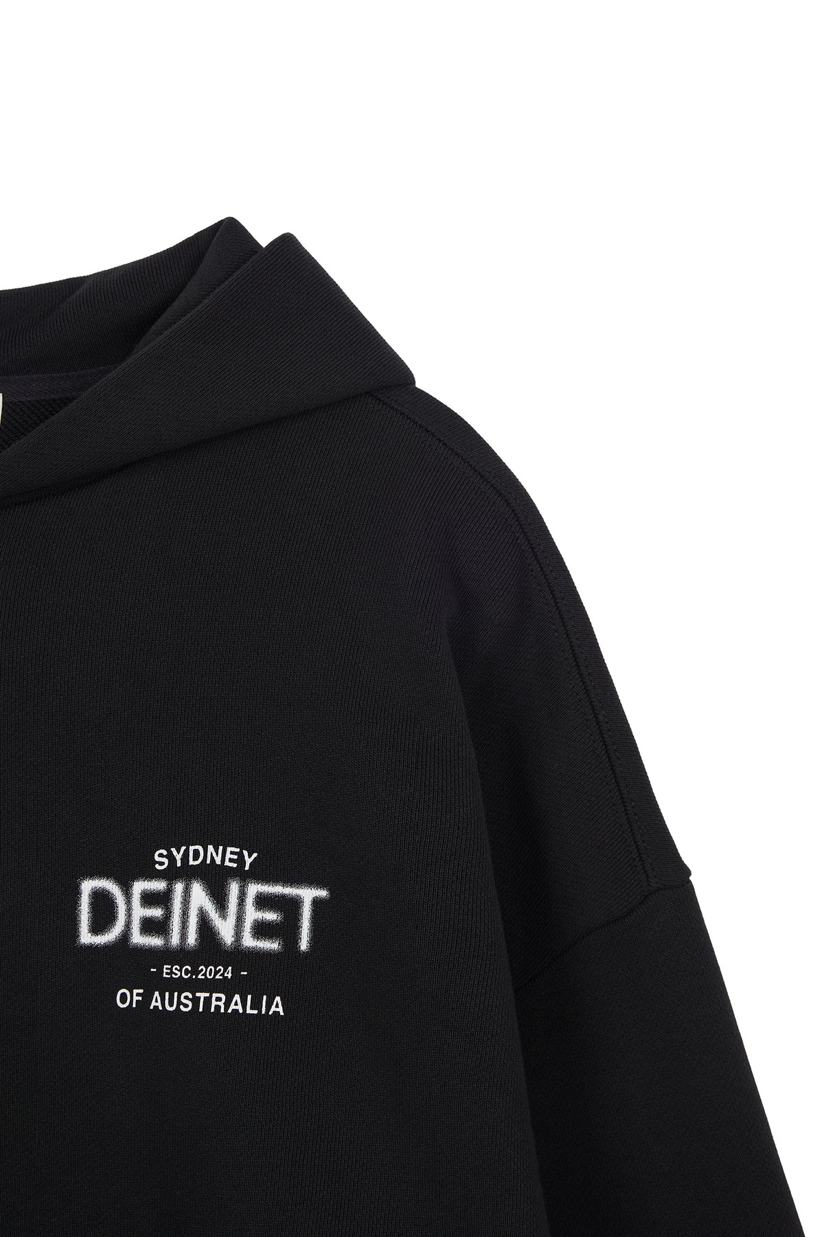 Deinet - Lost In Sydney Zip-Up Hoodie (Black) product image 4 | TRAB K-Fashion Australia