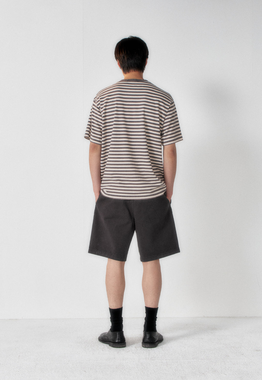 Art if acts - French Stripe S/S Tee (Faded Charcoal) product image 4 | TRAB K-Fashion Australia
