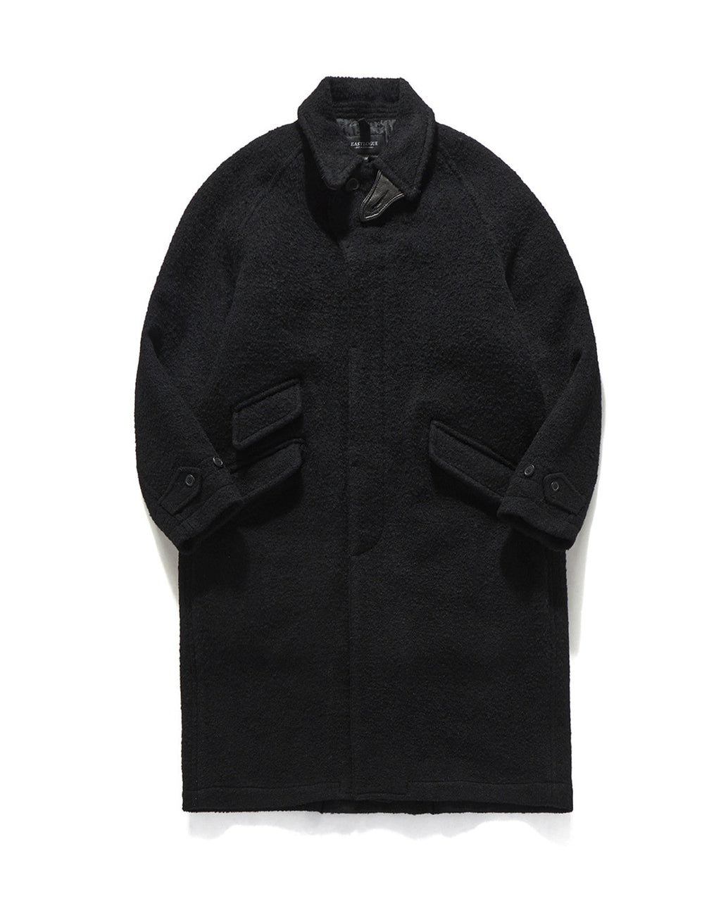 Eastlogue - Highland Balmacaan Coat (Ashed Black) product image 1 | TRAB K-Fashion Australia